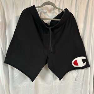 Champion Men’s Black Logo Shorts